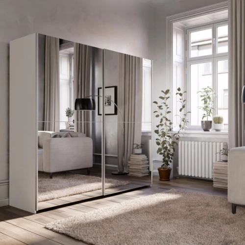 Szafa przesuwna z lustrem 190 cm